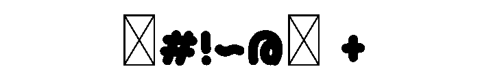 Little Header Font OTHER CHARS