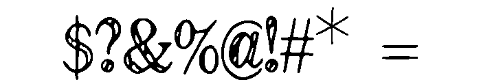Little_Laughter Font OTHER CHARS