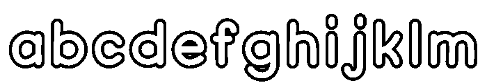 Little Learner Outline FONT