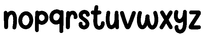 Little Learners Font LOWERCASE