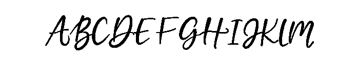 Little Moment Regular Font UPPERCASE