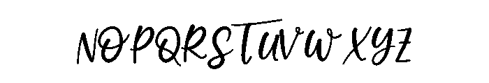 Little Moment Regular Font UPPERCASE