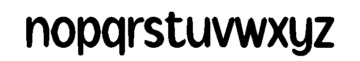 Little Oscars Font LOWERCASE