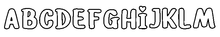 Little Outline Regular FONT