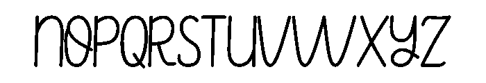 Little Regular Font UPPERCASE
