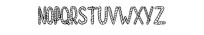 Little Rope By Squeeb C Regular Font LOWERCASE