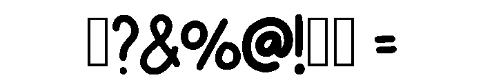 Little Sahira Regular Font OTHER CHARS