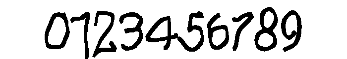 Little Scribbles Font OTHER CHARS