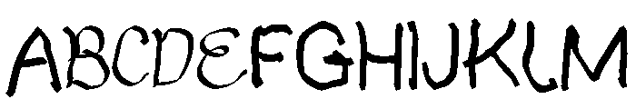 Little Scribbles Font UPPERCASE