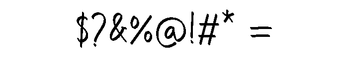 Little September Font OTHER CHARS