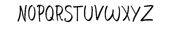 Little September Font UPPERCASE