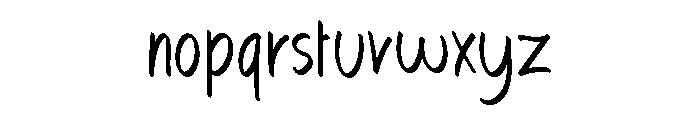 Little September Font LOWERCASE