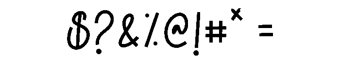 Little Snowy Font OTHER CHARS