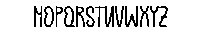 Little Snowy Font LOWERCASE