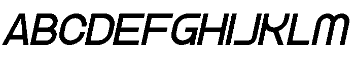 Little Supply Italic Font UPPERCASE