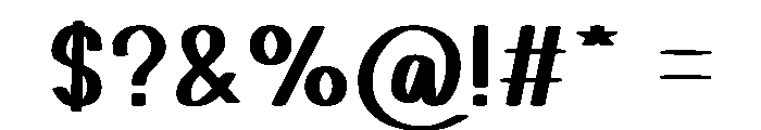 Little Sweetie Font OTHER CHARS
