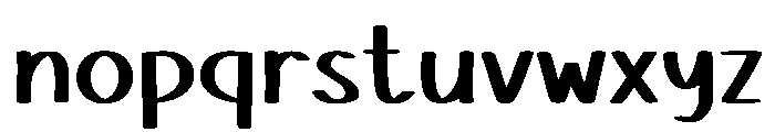 Little Sweetie Font LOWERCASE