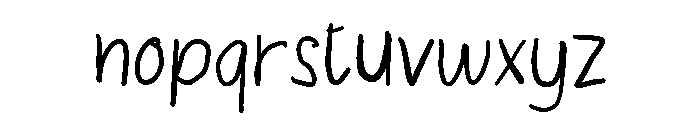 Little Tales Font LOWERCASE