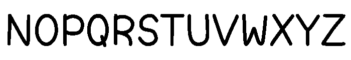 Little Town Font UPPERCASE