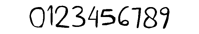 Little Trouble Font OTHER CHARS