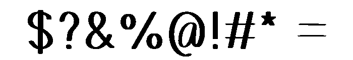 Little Twins Font OTHER CHARS