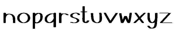 Little Twins Font LOWERCASE