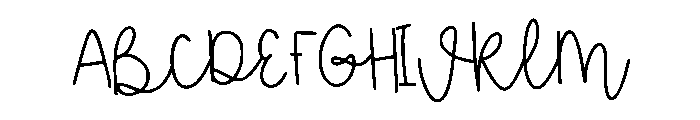 Little Whispers Regular Font UPPERCASE