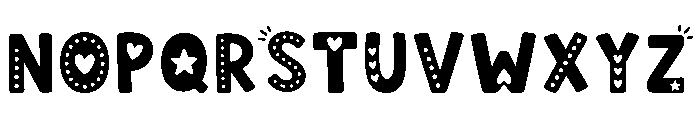 Little Wishes Font UPPERCASE