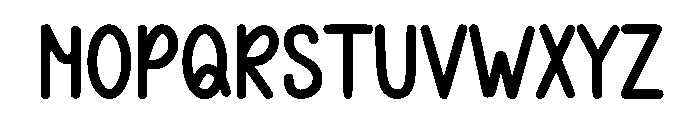 Little Wonders Font LOWERCASE