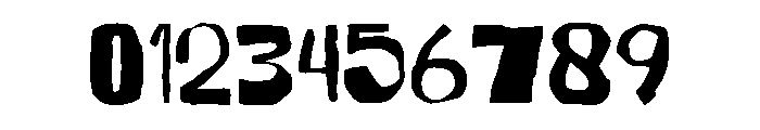 Little Wonky Font OTHER CHARS