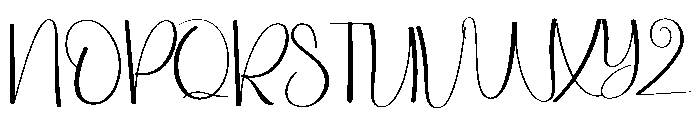 Littlebunny Font UPPERCASE