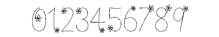 Littleflora Font OTHER CHARS