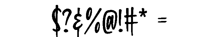 Lively Birthday Font OTHER CHARS