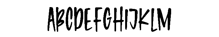 Lively Birthday Font UPPERCASE