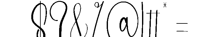 Livestyle Font OTHER CHARS
