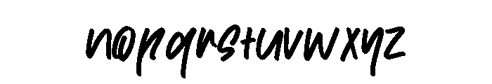 Livi Sandres Font LOWERCASE