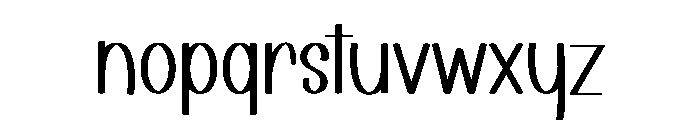 Living Positive Font LOWERCASE
