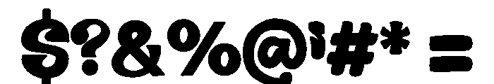 Living Time Font OTHER CHARS