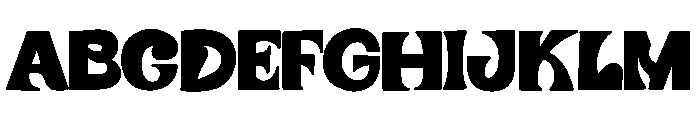 Living Time Font UPPERCASE