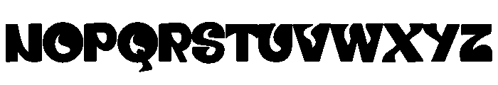 Living Time Font UPPERCASE