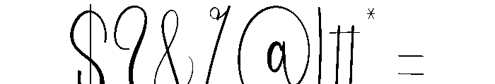 Living Valentine Font OTHER CHARS