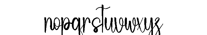 Living Valentine Font LOWERCASE