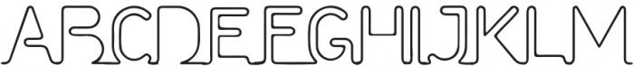 LIFE LINE REGULAR otf (400) Font UPPERCASE