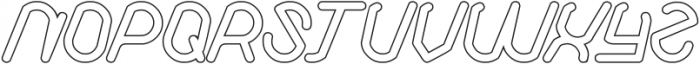 LIKE THIS-Hollow Bold ttf (700) Font UPPERCASE