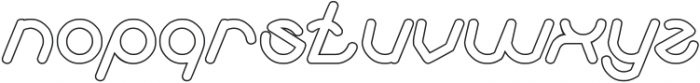 LIKE THIS-Hollow Bold ttf (700) Font LOWERCASE