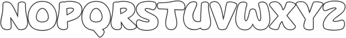 LIKEFU Outline otf (400) Font UPPERCASE