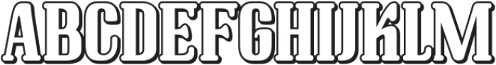 LIPOVKA Shadow otf (400) Font UPPERCASE