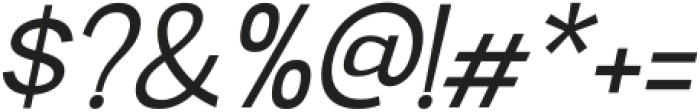 Liak Thin Italic otf (100) Font OTHER CHARS