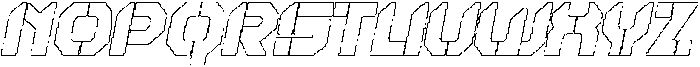 Liavin Pixel Outline otf (400) Font UPPERCASE