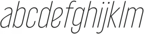 Libel Suit ExtraLight Italic otf (200) Font LOWERCASE